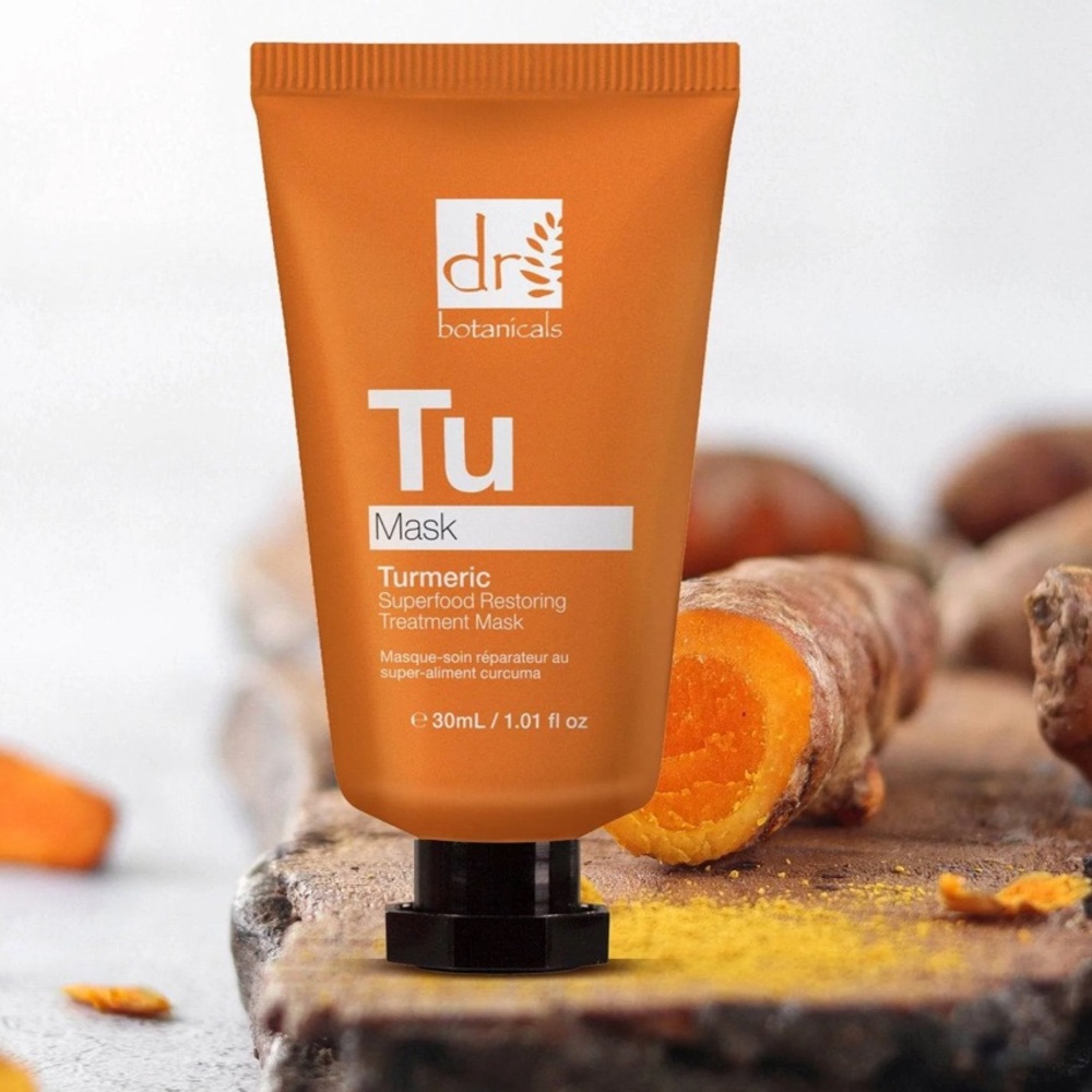 dr botanicals | Turmeric Superfood Restoring Treatment Mask | 1.01 fl. oz.
